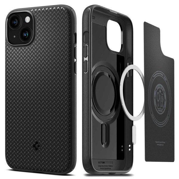 Spigen iPhone 15 Skal Mag Armor MagFit Matte Black
