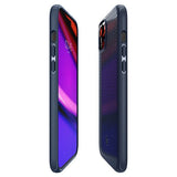 Spigen iPhone 15 Skal Mag Armor MagFit Navy Blue