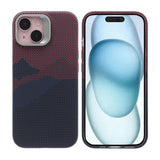 iPhone 15 Skal Utfällbart Stativ MagSafe Röd