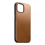 Nomad iPhone 15 Skal Modern Leather Case English Tan