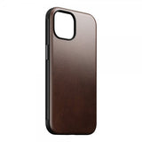 Nomad iPhone 15 Skal Modern Leather Case Horween Rustic Brown