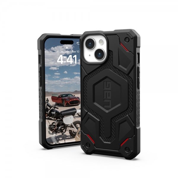 Urban Armor Gear (UAG) iPhone 15 Skal Monarch Pro MagSafe Kevlar Black
