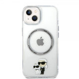 Karl Lagerfeld iPhone 15 Skal NFT Karl & Choupette Transparent