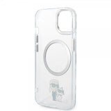 Karl Lagerfeld iPhone 15 Skal NFT Karl & Choupette Transparent