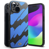 Ringke iPhone 15 Skal Onyx Design Blue Brush