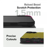 Ringke iPhone 15 Skal Onyx Design Checkerboard Yellow