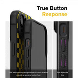 Ringke iPhone 15 Skal Onyx Design Checkerboard Yellow