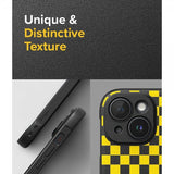 Ringke iPhone 15 Skal Onyx Design Checkerboard Yellow