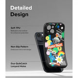 Ringke iPhone 15 Skal Onyx Design Sticker
