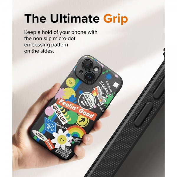 Ringke iPhone 15 Skal Onyx Design Sticker
