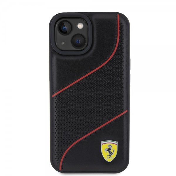 Ferrari iPhone 15 Skal Perforerad Svart