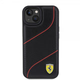 Ferrari iPhone 15 Skal Perforerad Svart