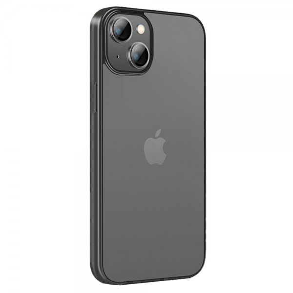 X-Level iPhone 15 Skal Pläterad Kant Svart