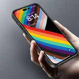 X-Level iPhone 15 Skal Pläterad Kant Svart