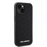 Karl Lagerfeld iPhone 15 Skal Quilted K Pattern Svart