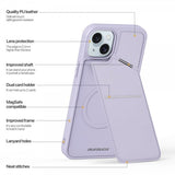 Dux Ducis iPhone 15 Skal Rafi II Series MagSafe Lila