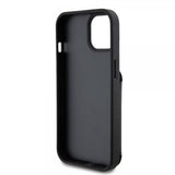 Karl Lagerfeld iPhone 15 Skal Saffiano Card Slots & Stand Svart
