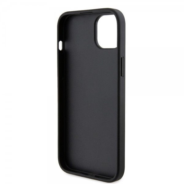 Karl Lagerfeld iPhone 15 Skal Saffiano Double Cardslot Svart