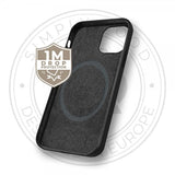 Xqisit iPhone 15 Skal Silicone Case MagSafe Svart
