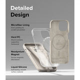 Ringke iPhone 15 Skal Silicone Magnetic Stone