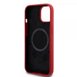 Ferrari iPhone 15 Skal Silicone MagSafe Röd