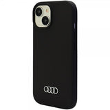 Audi iPhone 15 Skal Silicone Svart