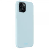 Holdit iPhone 15 Skal Silikon Mineral Blue