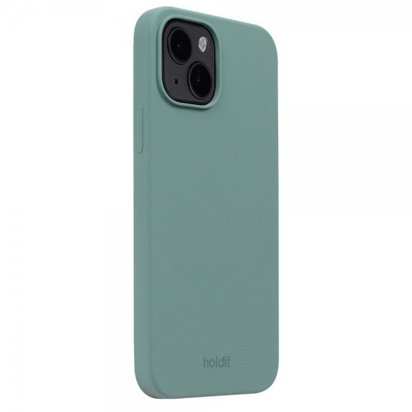 holdit iPhone 15 Skal Silikon Moss Green
