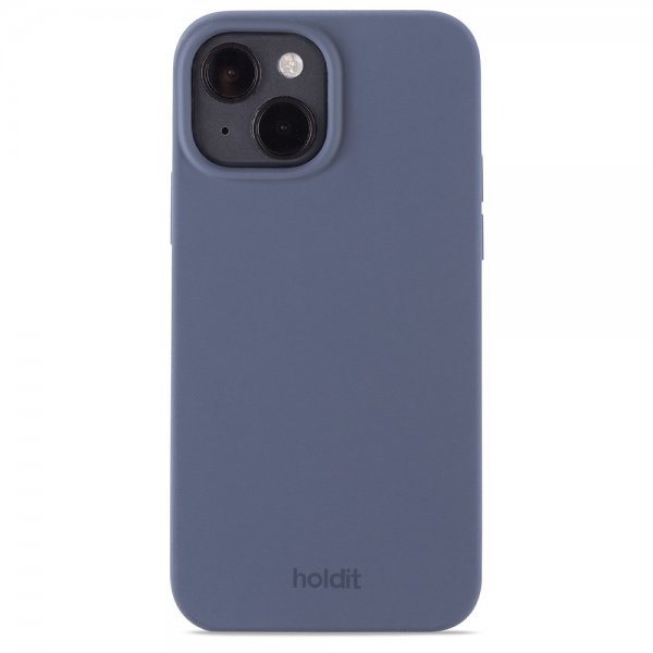 holdit iPhone 15 Skal Silikon Pacific Blue