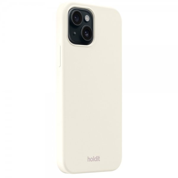 holdit iPhone 15 Skal Silikon Soft Linen