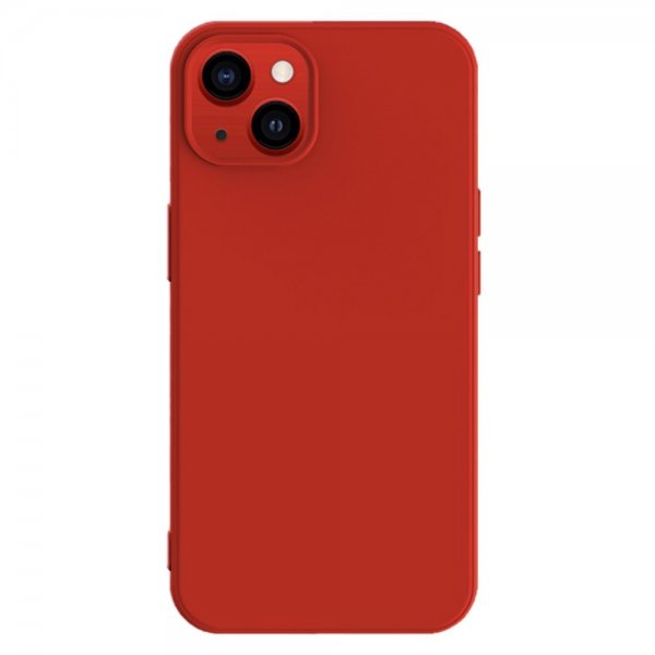 X-Level iPhone 15 Skal Silikontextur Röd
