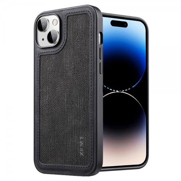 X-Level iPhone 15 Skal Skarvad Svart