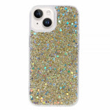 Nordic Covers iPhone 15 Skal Sparkle Series Citrine Gold