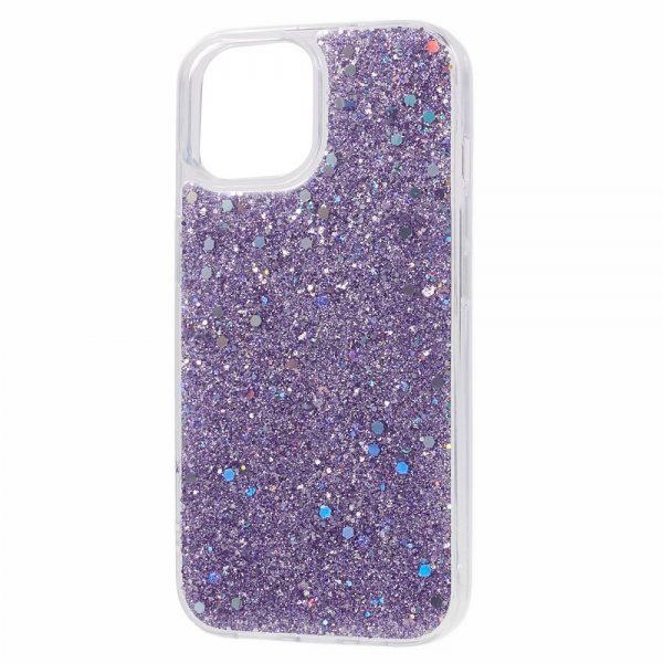 Nordic Covers iPhone 15 Skal Sparkle Series Lilac Purple