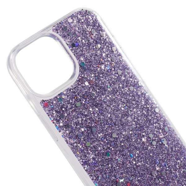 Nordic Covers iPhone 15 Skal Sparkle Series Lilac Purple