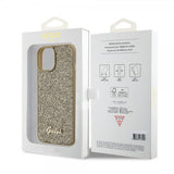 Guess iPhone 15 Skal Square Mirror Guld