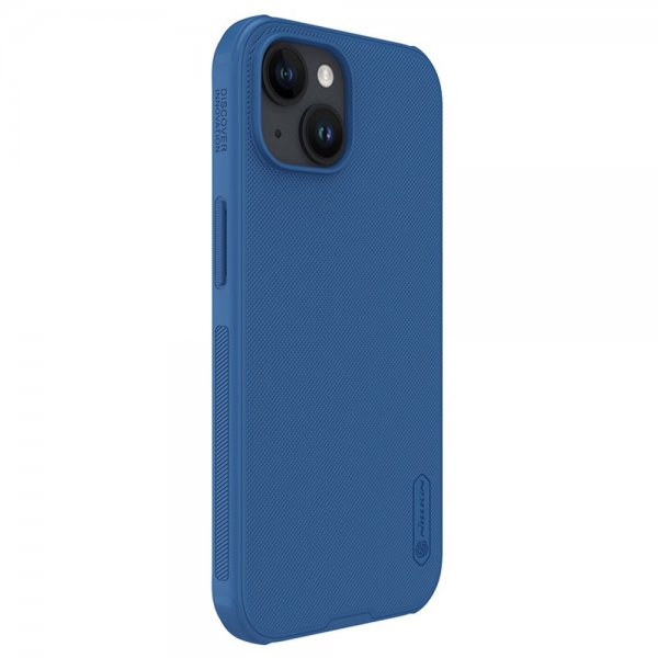 Nillkin iPhone 15 Skal Super Frosted Shield Pro Blå