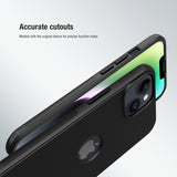 Nillkin iPhone 15 Skal Super Frosted Shield Pro Logo Hole Blå