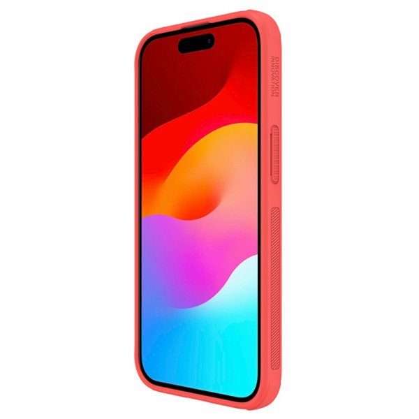 Nillkin iPhone 15 Skal Super Frosted Shield Pro Röd