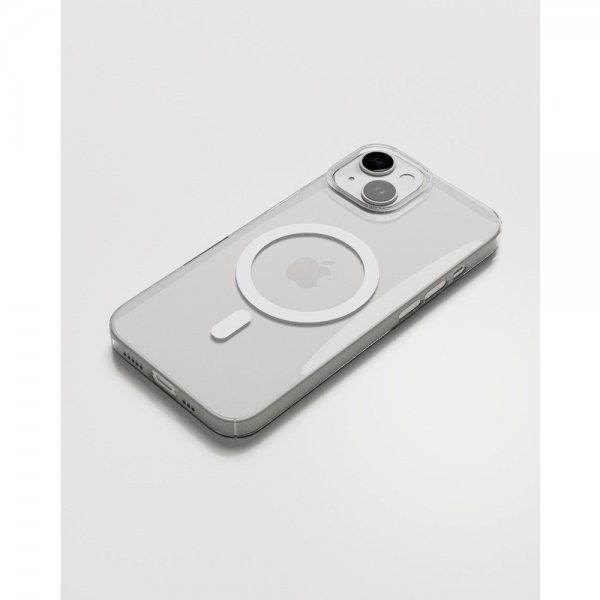 Nudient iPhone 15 Skal Thin Case MagSafe Transparent