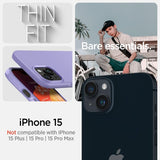 Spigen iPhone 15 Skal Thin Fit Iris Purple