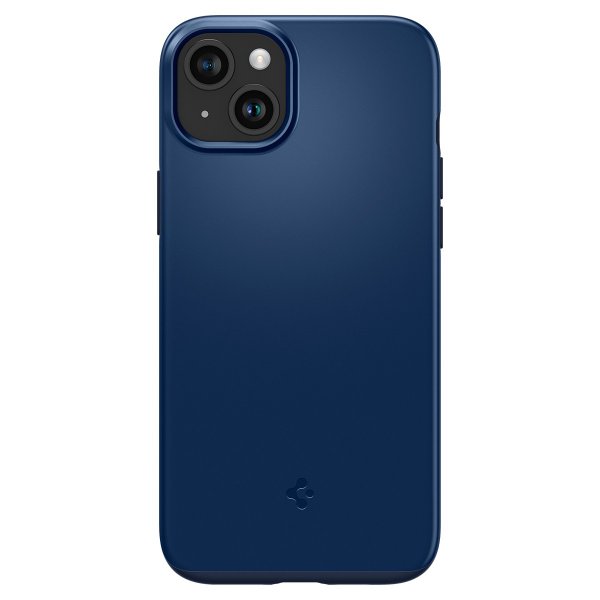 Spigen iPhone 15 Skal Thin Fit Navy Blue