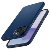 Spigen iPhone 15 Skal Thin Fit Navy Blue