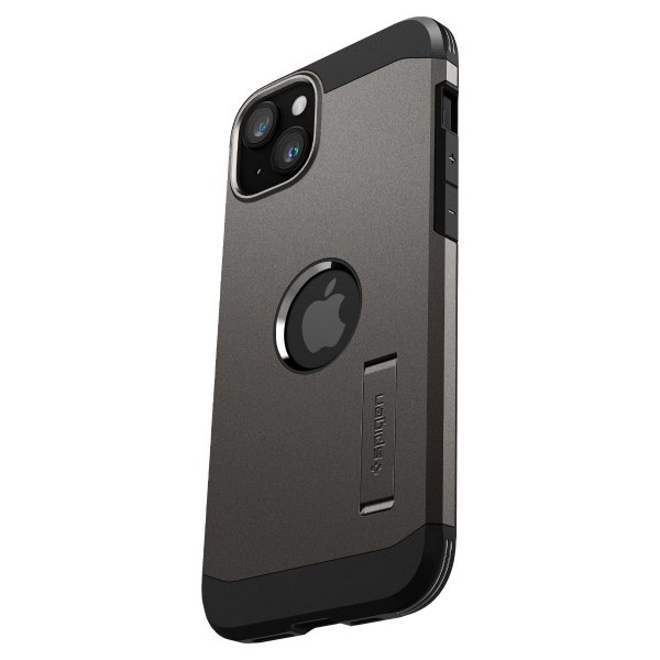 Spigen iPhone 15 Skal Tough Armor MagFit Gunmetal