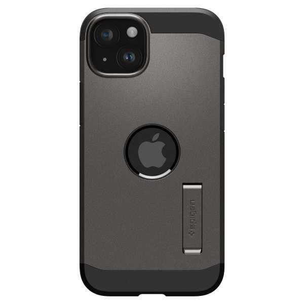 Spigen iPhone 15 Skal Tough Armor MagFit Gunmetal