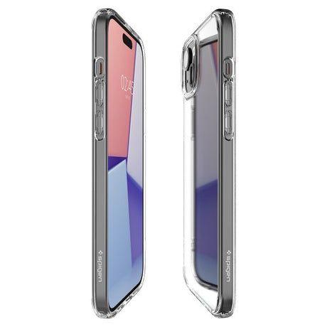 Spigen iPhone 15 Skal Ultra Hybrid Crystal Clear