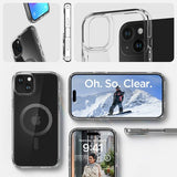 Spigen iPhone 15 Skal Ultra Hybrid MagFit Carbon Fiber