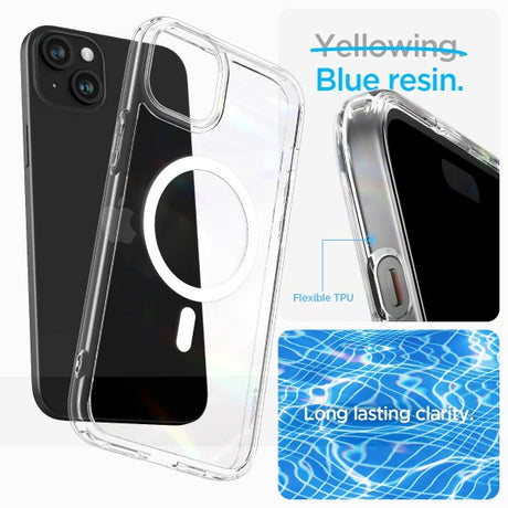 Spigen iPhone 15 Skal Ultra Hybrid MagFit Vit