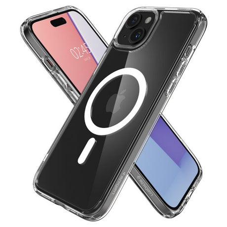 Spigen iPhone 15 Skal Ultra Hybrid MagFit Vit