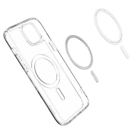 Spigen iPhone 15 Skal Ultra Hybrid MagFit Vit